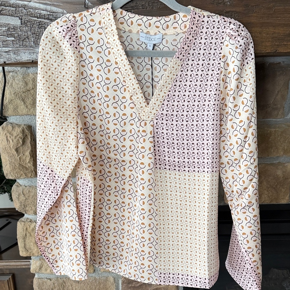S’edge Silk Blouse NWT